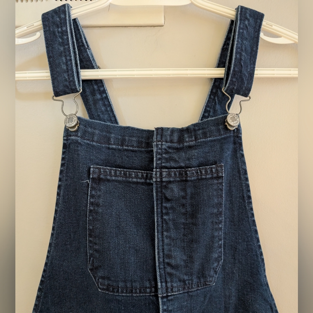 Lucky Brand Women's Bridget Cropped Overalls Size 6 Snap Front Denim - Picture 6 of 16